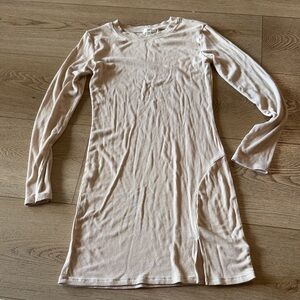 BP Cream Long Sleeve Dress